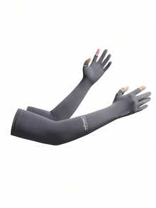 BAMANSHI UPF50+ Sun Protection Arm Sleeves With Gloves | Touchscreen, Anti-Slip, Ice Silk | For Driving, Cycling, Golf, Fishing | Women's Summer Outdoor - Multicolor - View 10