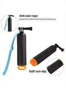 Floating Selfie Stick Handle For Action Camera, Waterproof Floating Handle With Anti-Lost Strap, Bright Color Floating Grip Suitable For Water Sports Like Diving, Surfing, Swimming - View 6