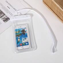 通用型 5/4/3/2/1 防水手机袋，水下摄影配件，触屏设计，带挂绳，适用于漂流、潜水、游泳、温泉、水上乐园等活动 - 彩色 - 查看 20