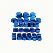 3pcs Motorcycle Nut & Bolt Covers, Decorative Screw Caps, Suitable For Car & Bicycle Parts - A - View 2