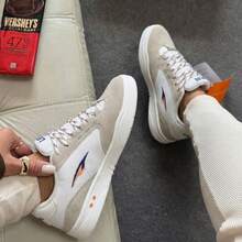 Unisex White And Gray Casual Urban Style Street Sneakers 2026 - REF035 白色和灰色 - 查看 9