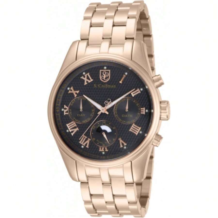Invicta S. Coifman Model SC0166 Rose Gold Stainless Steel Men's Watch - one-size - View 1