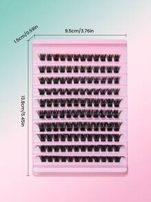 DIY Eyelash Extension Kit - Waterproof Eyelash Glue And Sealant For Cluster Lashes, Long-Lasting Strong Individual Lash Adhesive And Sealant, Easy-To-Apply Makeup Tools - Multicolor - View 8