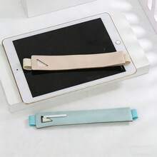 1pc PU Leather Pen Holder, Suitable For Pens, Creative Pencil Case, Protect Your Ballpoint Pen, Stylus, Suitable For School, Office, Business Travel And Tourism, Office Supplies, School Supplies, Back To School Gift, Christmas Gift, Teacher's Day Gift,Stationery,Bag - Multicolor - View 9