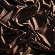 Stretch Velvet Fabric By The Yard For Apparel, Sewing, Crafting, Full Dress 100% Polyester 3.05meter Long - 1pc - View 5