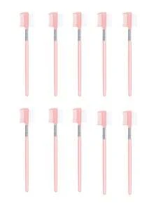10pcs/5pcs Eyelash Comb And Eyebrow Brush Set, Eyelash Makeup Brush Cosmetic Tools - Multicolor - View 11
