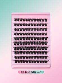 DIY Eyelash Extension Kit - Waterproof Eyelash Glue And Sealant For Cluster Lashes, Long-Lasting Strong Individual Lash Adhesive And Sealant, Easy-To-Apply Makeup Tools - Multicolor - View 13