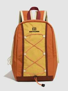 New Outdoor Lightweight Double-Shoulder Backpack, Large-Capacity Travel Backpack, Hiking Backpack For Trekking And Sports - Orange - View 5