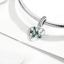 1pc 925 Sterling Silver Infinity Tree Of Life Charm Bead, Suitable For Women Bracelet Bangle DIY Jewelry Making And Daily Decoration - Beads 2 - View 5