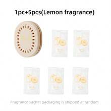 1 盒 + 5 片香薰垫家居和浴室空气清新剂 - 自粘香薰盒、壁挂式香薰盒、鞋柜和衣柜除臭剂，适用于浴室、汽车、衣柜、鞋柜等场景 - 彩色 - 查看 15