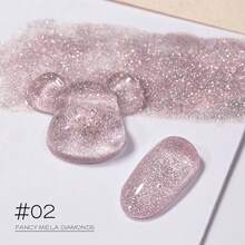 MIANEL 12ml 春季闪亮水钻亮片指甲油 2026 新款亮透明指甲油，适合春冬季美甲，专业美甲沙龙使用，UV凝胶美甲，红白美甲，情人节美甲 - 彩色 - 查看 22