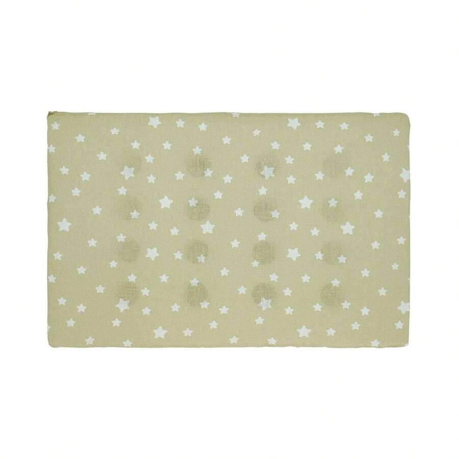 Baby Joy Travesseiro Antissufocante para Bebê 29 cm x 19 cm x 03 cm Bublim - Estrelas Bege - Visão 1
