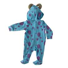 Disney Lightweight Cotton Romper With Hat For Baby - 淺藍色 - 查看 4