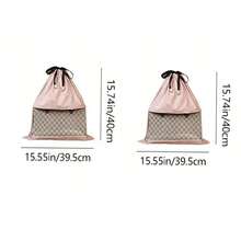 Bolsas de polvo para bolsos de lujo, cubierta antipolvo transparente con cierre, organizador de empaque a prueba de humedad - Multicolor - Ver 22