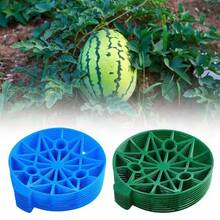 5/10pcs Gardening Melon And Fruit Tray, Household Watermelon Tray,Garden Fruit Anti- Rotting Bracket,Plastic Stable Tray, Watermelon She - Round - View 1