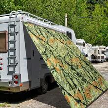 Màn chắn riêng tư ban công, chắn gió và tia cực tím bằng polyester, có dây thừng và dây buộc, dùng cho lan can ban công, sân hiên, vườn, ban công chung cư, hồ bơi, hiên nhà. - màu xanh rừng rậm - Xem 6