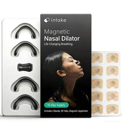 Intake Breathing Magnetic Device Kit | 15-Day Supply | Sleep Enhancement & Breathing Support Starter Set