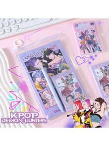 3pcs/Set Essential For The New School Season | Fashionable And Cool Student Stationery Bag Notebook+Neutral Pen+Mini Notebook, Practical Set Of New School Stationery,New Year's Gift, Valentine's Day Gift, Easter Gift.Stochastic Style. - Multicolor - View 4