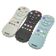 Mordedor de silicona con Control remoto para bebé, guantes anticomer, pulsera para chupete, palo de dentición, juguetes para morder, 1/3 Uds. R48O - 2025 Negro - Ver 4