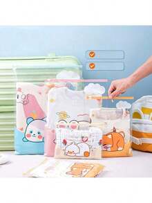 10pcs/Set Delivery Bag, Nursery Bag, Baby Clothes Sealing Bag, Travel Baby Supplies Clothing Organizer Bags, Clean And Tidy, Packing Bags, Kids Room Storage, Baby Toys, Snacks, Building Blocks, Medicine, Socks, Underwear, Tableware Organizer Bags - Multicolor - View 5