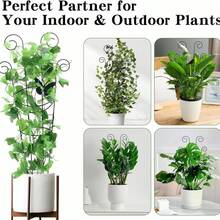 Taller Trellis For Climbing Plants Indoor Expandable Garden Metal Trellis For Potted Plants Climber Support Stakes - Black - View 3