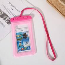 通用型 5/4/3/2/1 防水手机袋，水下摄影配件，触屏设计，带挂绳，适用于漂流、潜水、游泳、温泉、水上乐园等活动 - 彩色 - 查看 26