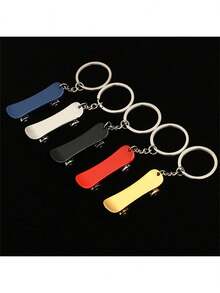 Interesting Keychains, Mini-SkateBoard Key Chain Cute Car Keychain For Women Men Key Fob Pendant - Multicolor - View 5