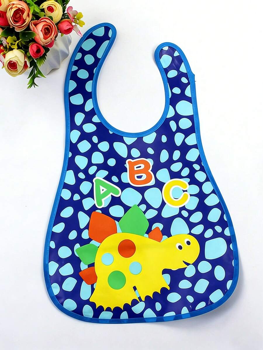 1pc Baby Waterproof Bib, Infant Feeding Bib, Toddler Drool Bib, Baby Bibs For Feeding - Multicolor 2 - View 1