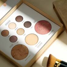 Baked Starter Kit- Baked Balance-N-Brighten, Medium + Best Of The Best Tuscan Dreams Face Palette + Retractable Angled Kabuki Brush - Multi-Functional Makeup Palette: Eyeshadow, Contour, Blush, Highlighter, And Under-Eye Brightener - Multicolor - View 7