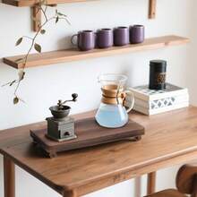 Saboneteira de madeira (1 unidade), estilo rústico, multiuso, ideal para cozinha, banheiro, bancada, mesa, para exibir plantas, velas e vasos. Perfeita para o outono, volta às aulas, casamentos e Dia das Mães. - marrom - Ver 8
