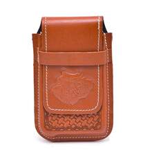 Capa Celular Universal Prende no Cinto Bainha Country - Caramelo - Visão 18