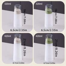 挤压式油瓶，沙拉酱瓶，不锈钢喷嘴，防滴漏厨房家用，酱油醋调味瓶，番茄沙拉酱醋瓶，芝麻油瓶 - 查看 2