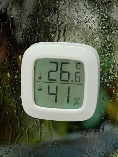 1个磁性/悬挂式/壁挂式爬行动物饲养箱数字温度计