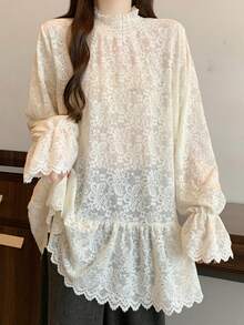 Women Tops - Beige - View 5