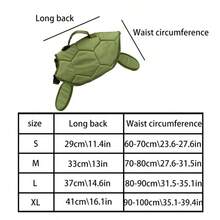 Cute Turtle Shaped Buoyancy Swimwear, Small/Medium Pet Swimming Life Jacket, Dog Swimming Vest - Multicolor - View 2