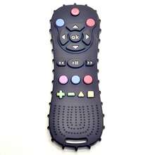 Mordedor de silicona con Control remoto para bebé, guantes anticomer, pulsera para chupete, palo de dentición, juguetes para morder, 1/3 Uds. R48O - 2025 Negro - Ver 8