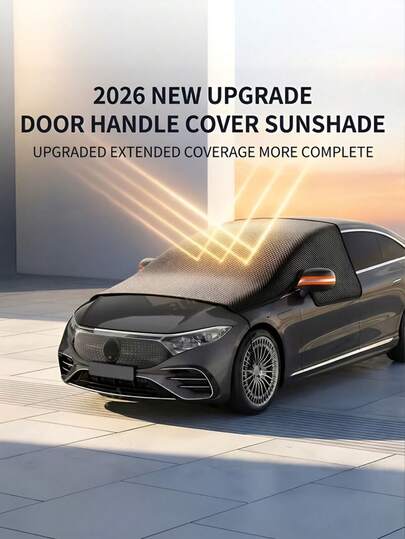 Car Sunshades, Front Windshield And Side Window Sunshades | Durable And Long-Lasting, Provides Strong Thermal Insulation And Shading, Suitable For Most Vehicle Models, Ideal Festive Gift For Friends