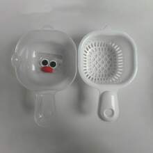 1 Set Duck-Billed Dopamine Cute Handle Colander Strainer, 2-In-1 Thickened Fruit Vegetable Washing Basket For Home Use - Multicolor - View 10