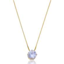 Point Of Light Necklace With Crystal Zirconia 18K Gold Plated – Delicate, Sophisticated And Antiallergic - 金黃色 - 查看 7