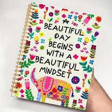 1pc Notebook With Simple Icon Patterns, Perfect Gift For Friends, Writing Notebook, Diary, Office Supplies, Birthday & Christmas Gift, 13.97x21.08cm, 50 Pages - Rectangle - View 7