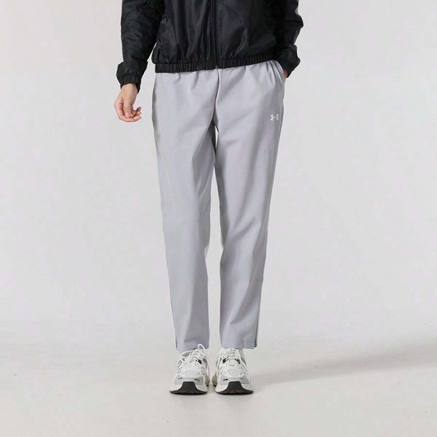 Under Armour Rival Stretch Woven Loose Pants, Casual & Running, 1389660-011 - Grey - View 1