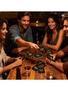 50张/套 新品上市 饮酒游戏卡牌，互动派对游戏卡牌，成人休闲娱乐游戏卡牌，派对用品，休闲娱乐游戏 - 彩色 - 查看 3