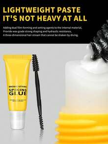 眉毛定型啫喱 - 透明眉毛定型啫喱，眉毛固定啫喱，防水防汗眉毛修复液，眉形修饰美容院及家用化妆品 - 1PC - 查看 5