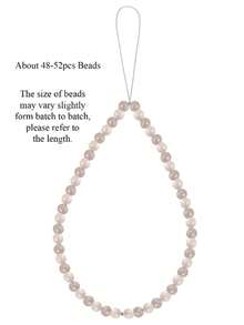 Natural Stone Beaded Mobile Phone Strap Lanyard Amazonite Turquoise Beads Phone Chain For Cell Phone Case For Women Men - Multicolor - View 24