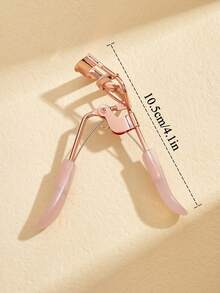 透明粉色手柄玫瑰金睫毛夹，高端果冻质感手柄，高品质手动便携睫毛夹，随时随地打造卷翘睫毛，美妆工具，适合家庭和商业用途，也适合分销，方便旅行携带，价格实惠的美妆工具，廉价美妆工具，美妆配件，价格亲民，女士礼物，送给她的礼物，情人节礼物 - 粉色 - 查看 11