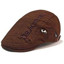 1顶男士秋冬报童帽，复古英伦风休闲贝雷帽，情人节和圣诞节青年礼物 - 兔子標報童帽 - 查看 3