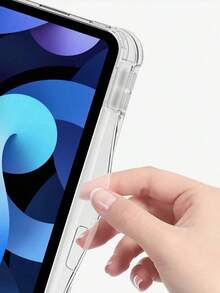 Compatible With A16 Case 11th Generation 11 Inch 2025, 10th Generation Case 10.9 Inch 2022, Clear Slim Protective Cover With Apple Pencil Holder & Charging Adapter (Silver) - Silver - View 6