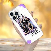 Foto grupal de  con temática de hogar morado.funda de teléfono Fundas compatibles con ,Apple,VIVO,OPPO,,, y Honor.Fabricadas en silicona TPU,ofrecen protección contra golpes y caídas. - transparente - Ver 6