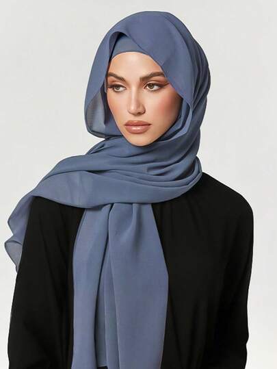 2pcs Women Scarf Tie Headband Set, Versatile Undershirt Cap Combo, Hijab, Middle East Ramadan Abaya Matching, Elastic Cap & Chiffon Scarf Hat Set, Adjustable Cap With Chiffon Headscarf Combo, Middle East Headscarf