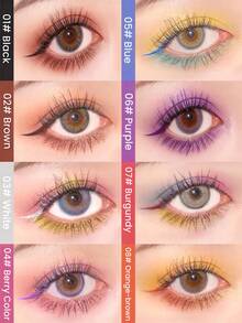 NOVO Eyeliner Cair Berwarna Tahan Air dan Keringat – Ujung Ultra Halus, Cepat Kering dan Anti Luntur, Tersedia dalam Berbagai Warna Cerah. Ideal untuk Riasan Mata Kreatif untuk Pesta dan Panggung. - 03# Putih susu - View 6